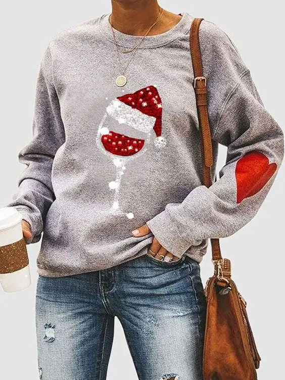 Pull Femme Col Rond Manches Longues – Coupe Oversize & Confort Douillet, Automne-Hiver