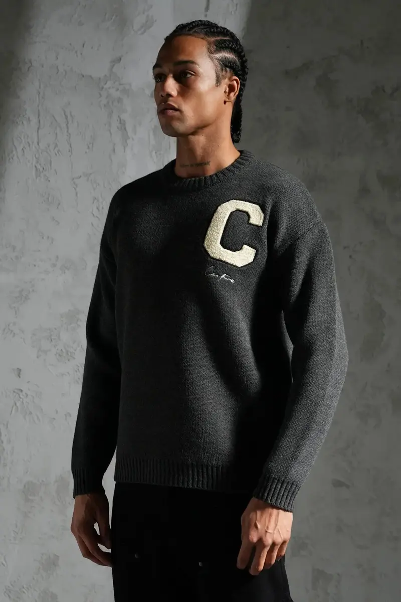 Pull Ikao Lettre C Style Universitaire