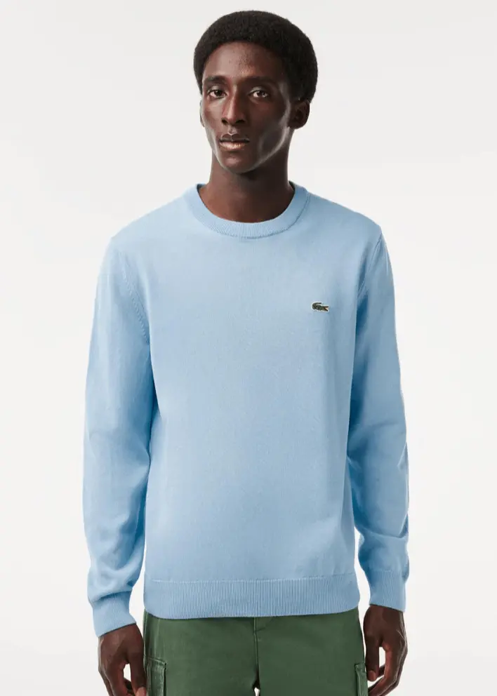 Pull Lacoste bleu clair