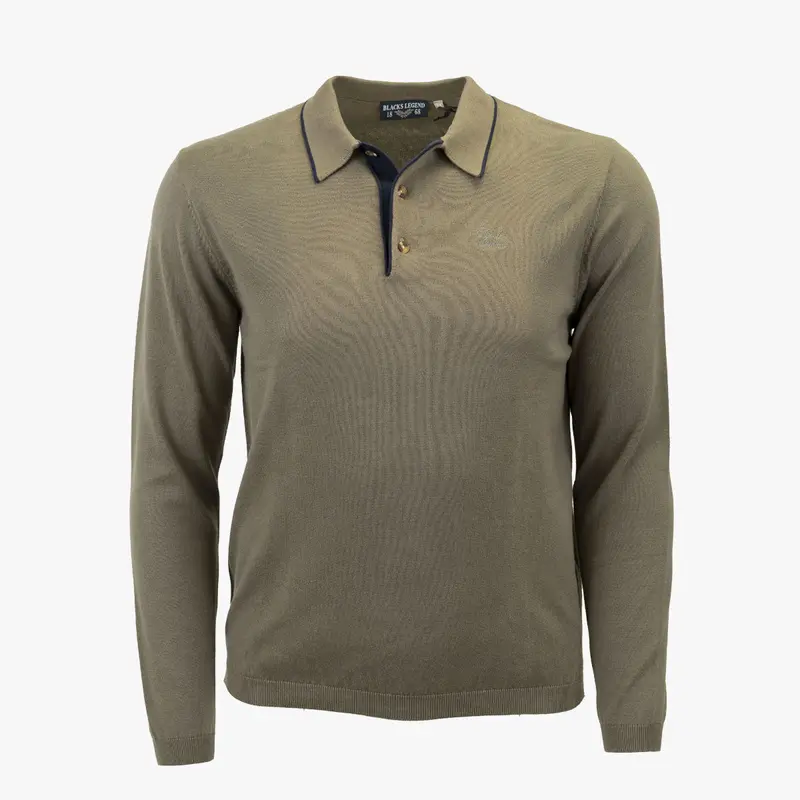 Pull vert col polo