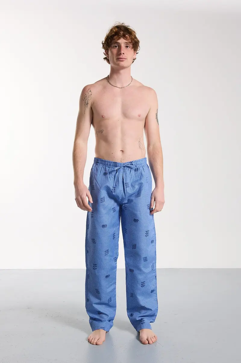 Pyjama Pants Vichy Navy