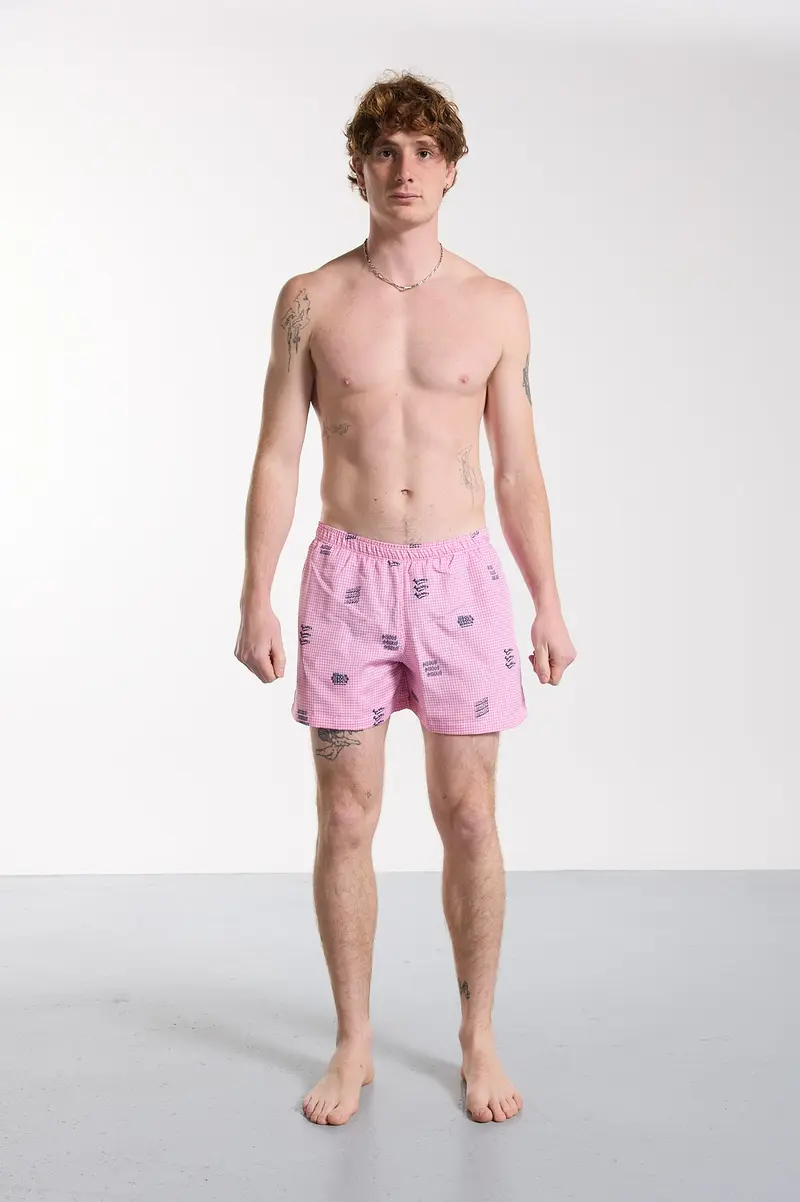 Pyjama Short Vichy Pink