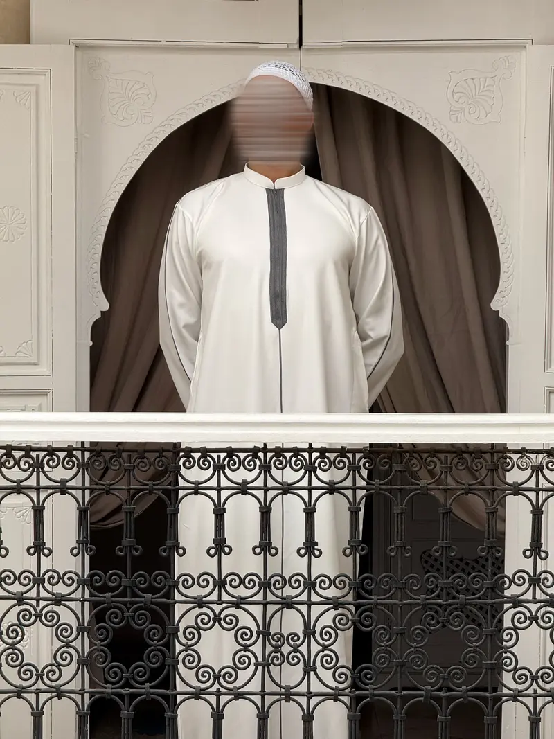 Qamis Casablanca Blanc
