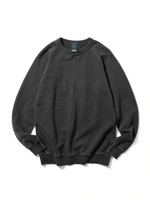 Raglan Crew Sweat - P-black