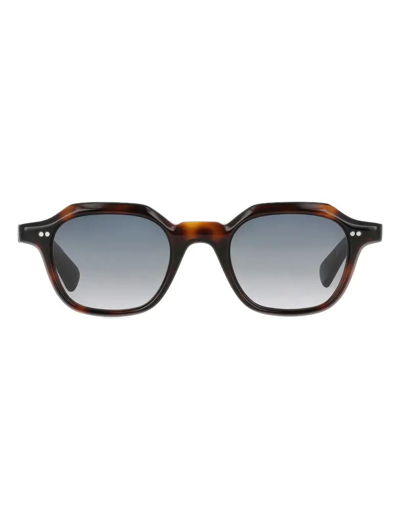 Rectangular sunglasses in dark tortoiseshell GARY03 E747