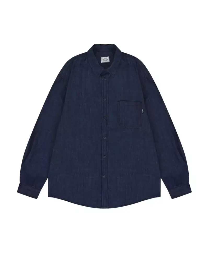 Relaxed Chambray Shirt - Indigo