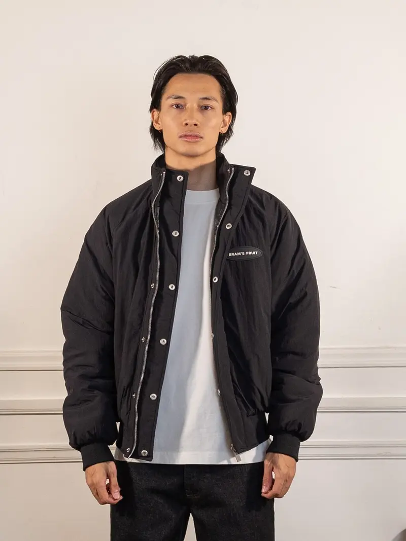 Reversible Bomber Jacket - Black