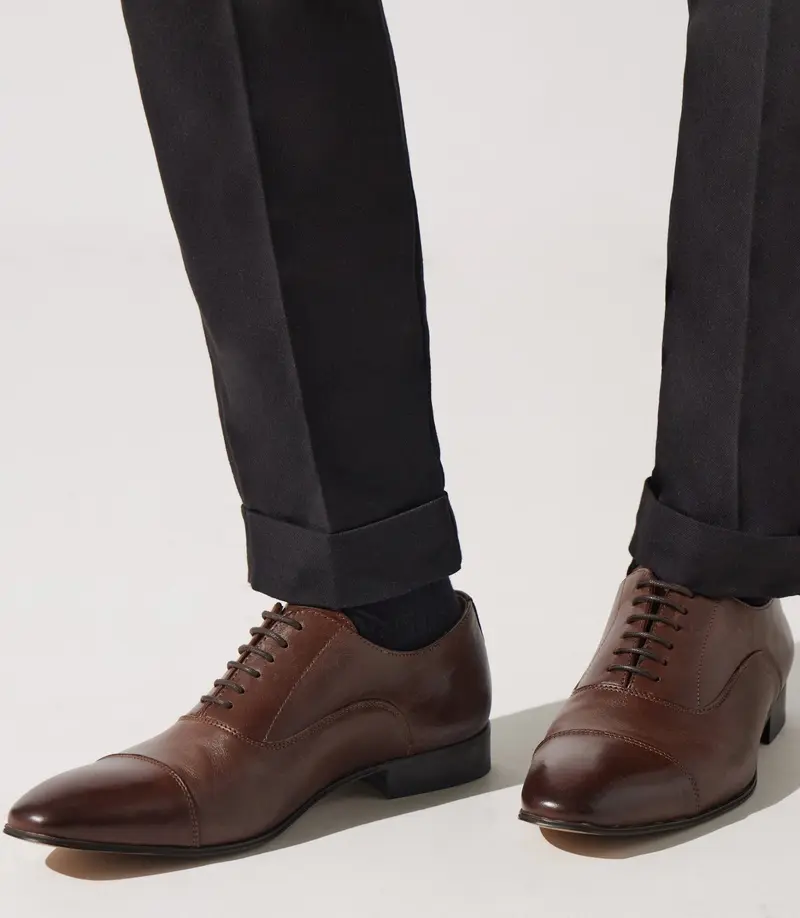 Richelieu en cuir marron OREGON