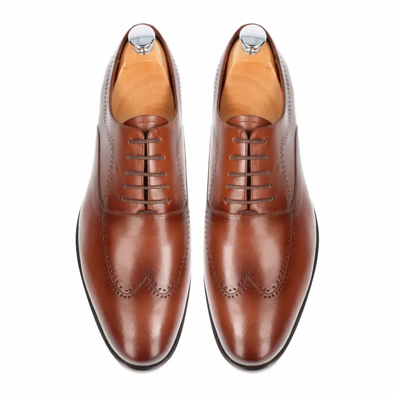 Richelieu homme Cuir Camel - Benny