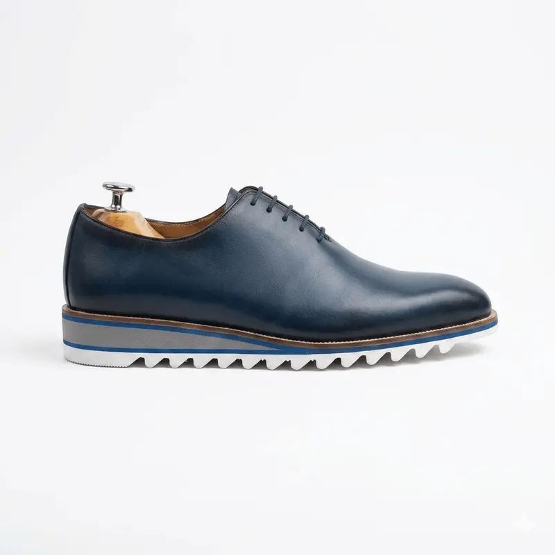 Richelieu Homme Cuir - Semelle Gomme
