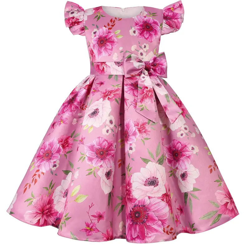Robe de soirée pour filles, de haute qualité, belle princesse, pour anniversaire, mariage, 2025