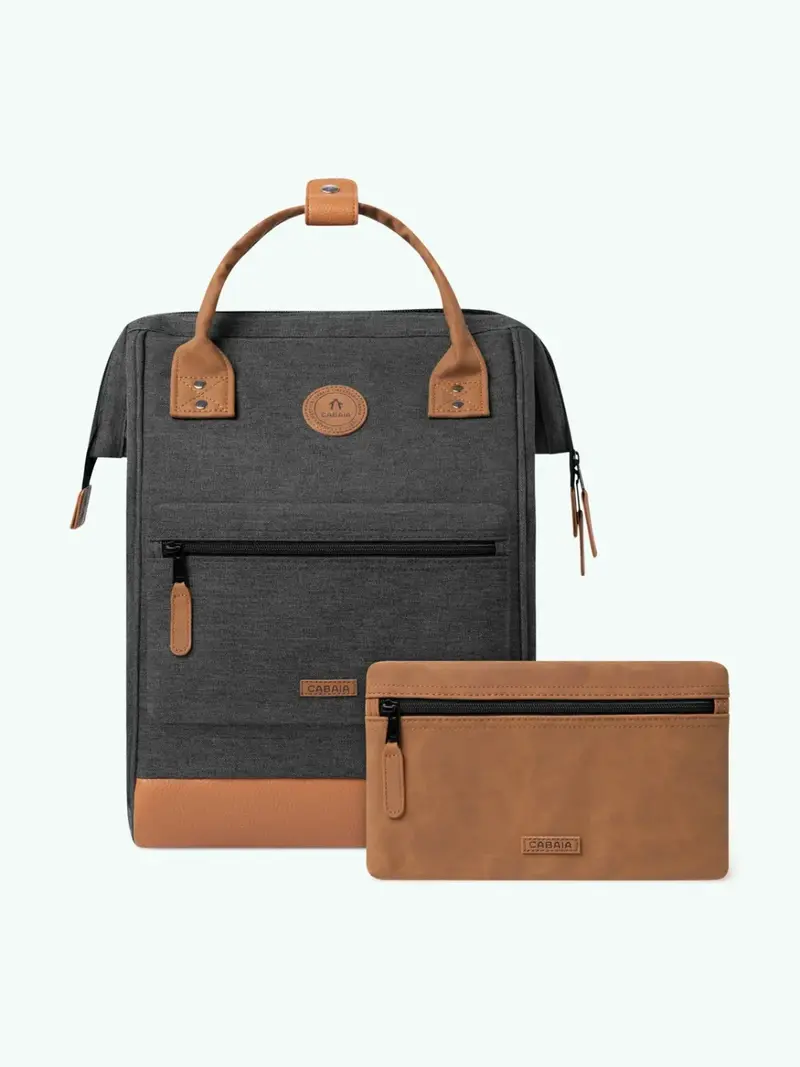 Sac à dos CABAIA Londres Medium - Gris anthracite