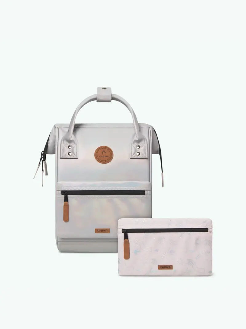 Sac à dos CABAIA Rennes Small - Gris argenté