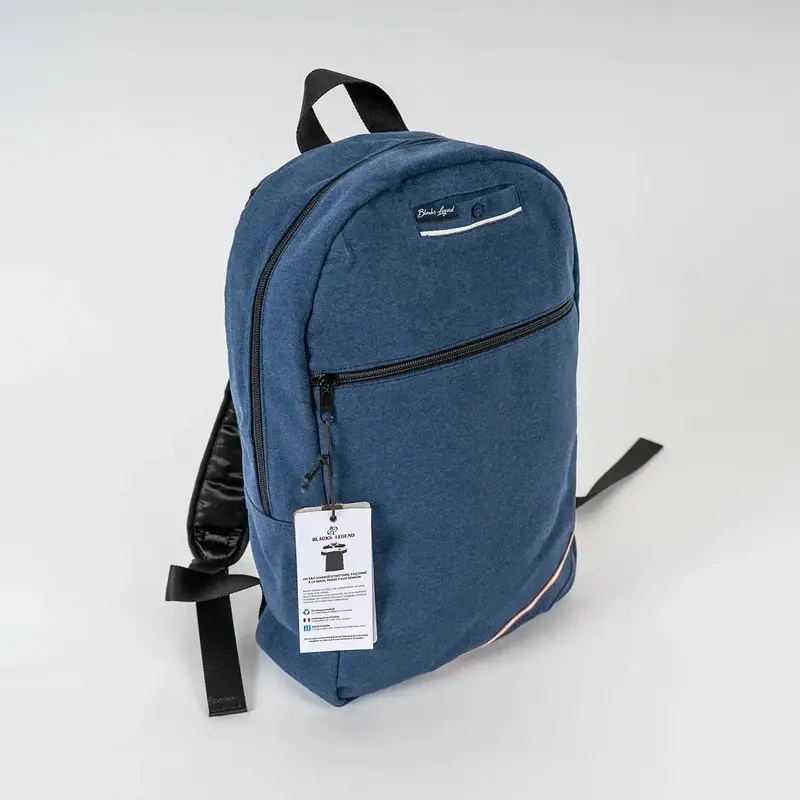 Sac à dos upcyclé bleu marine