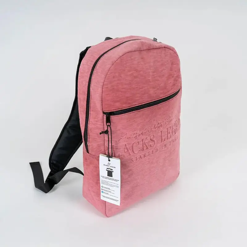 Sac à dos upcyclé rouge