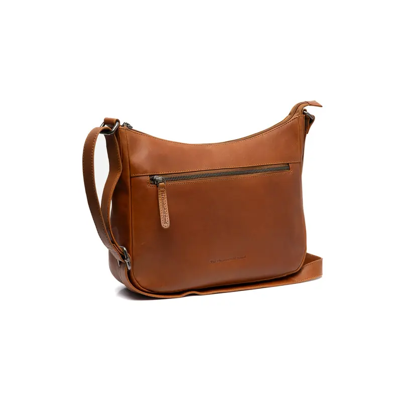 Sac à main à bandoulière en cuir Chesterfield-Loraine Cognac