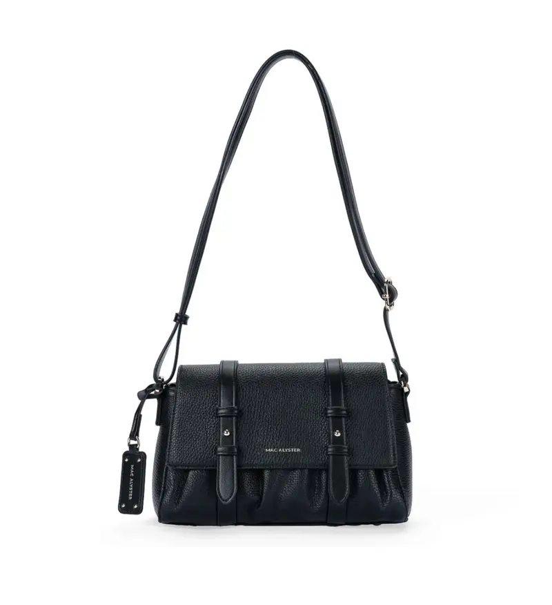 Sac à main à rabat Cold Noir Mac Alyster