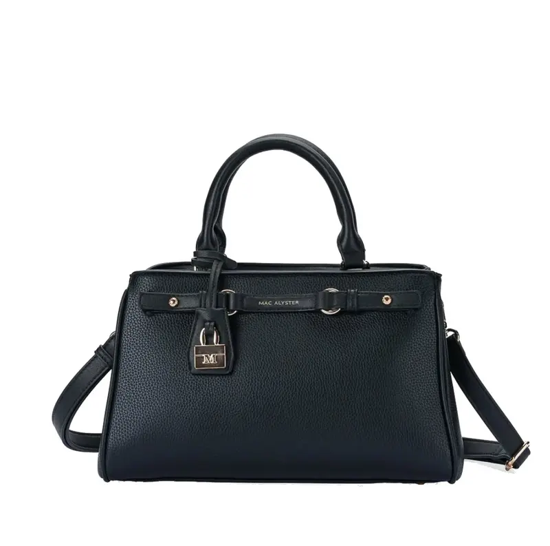 Sac à main Arty effet daim Noir Mac Alyster