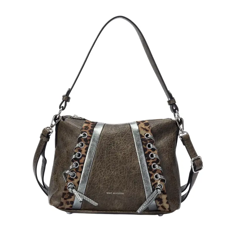 Sac à main bandoulière Mac Alyster Caractère Kaki