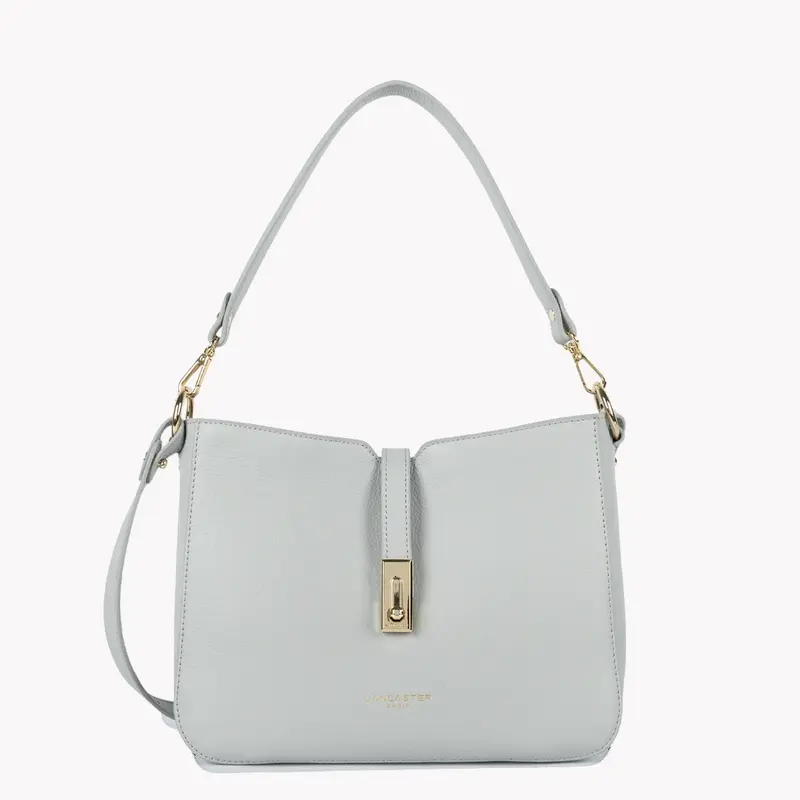 Sac à main besace Milano Horizon Lancaster Gris Clair