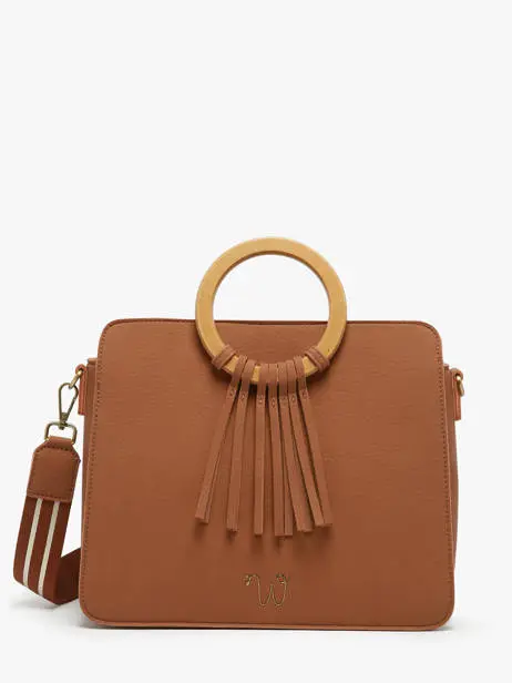 Sac à main Camomille Woomen Marron