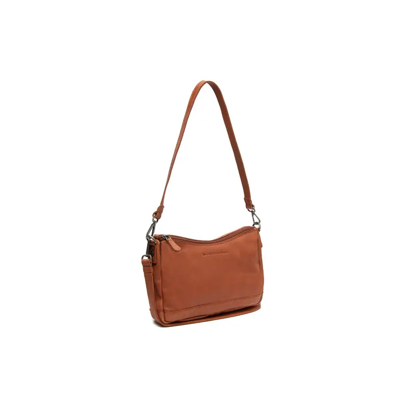 Sac à main en cuir Chesterfield-Irving Cognac