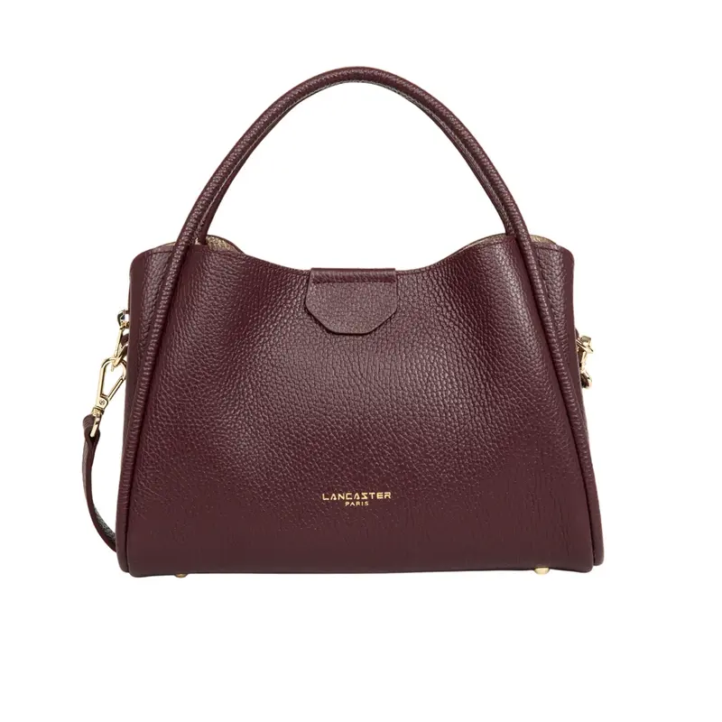 Sac à main en cuir Ida Bordeaux Lancaster