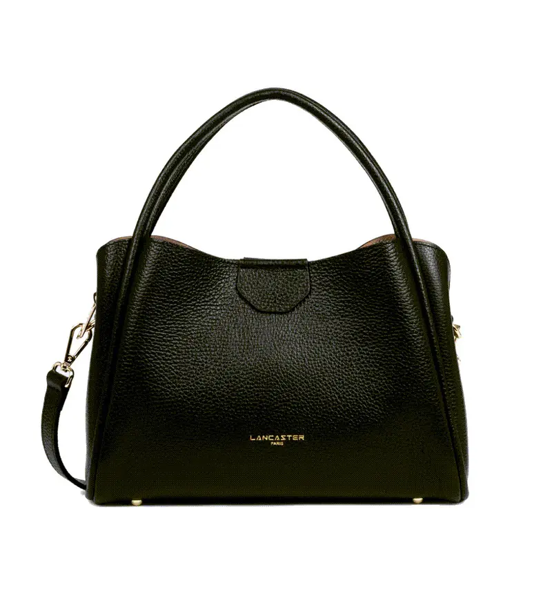 Sac à main en cuir Ida Noir Lancaster