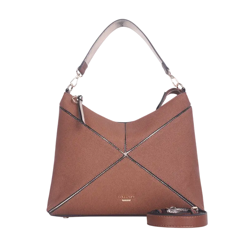 Sac à main hobo M Tamélia Lollipops Cognac