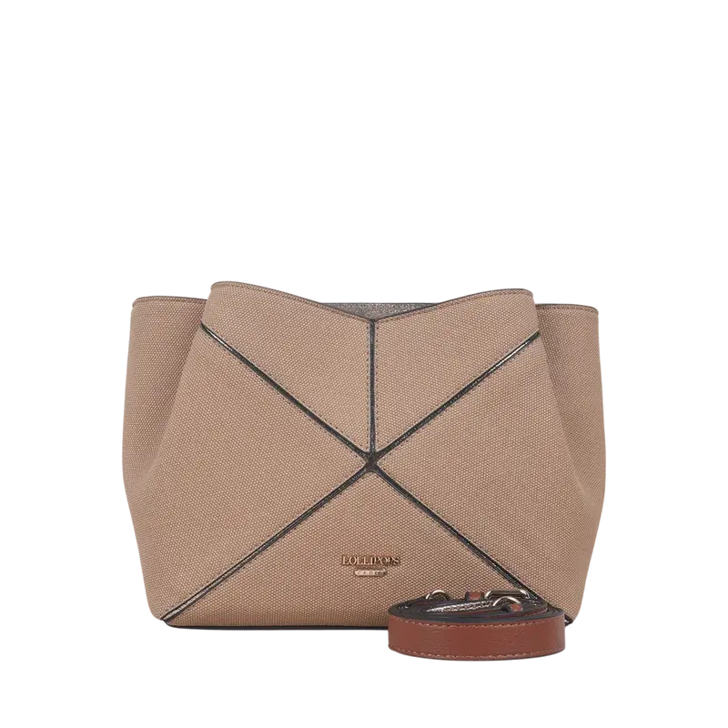 Sac à main multipoches Tamélia Lollipops Beige