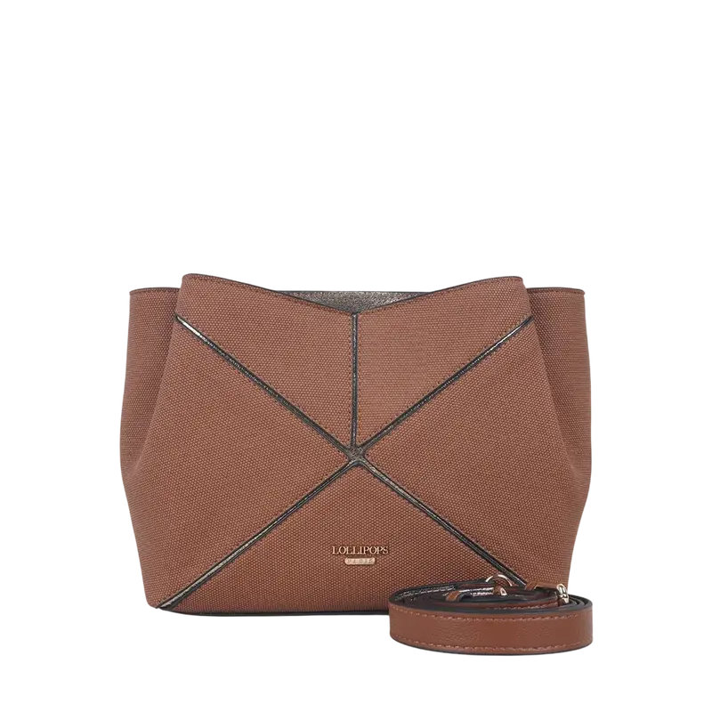 Sac à main multipoches Tamélia Lollipops Cognac