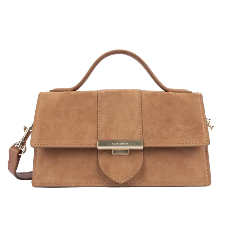 Sac à main Suède Ily Camel Lancaster