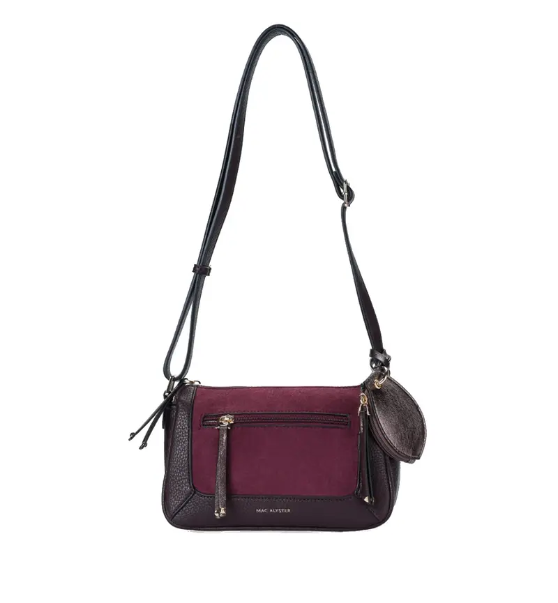 Sac à main trotteur Crystale Bordeaux Mac Alyster