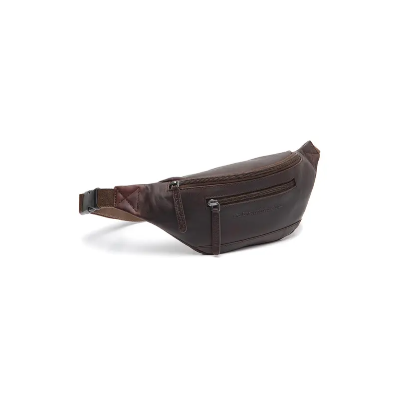 Sac banane Brana en cuir Chesterfield Marron