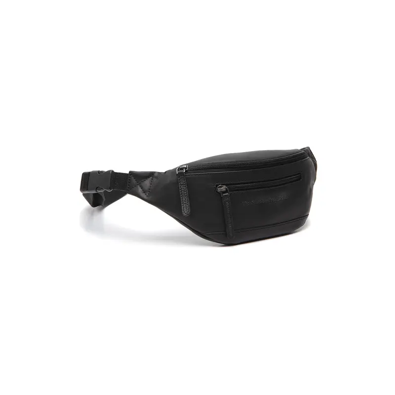 Sac banane Brana en cuir Chesterfield Noir