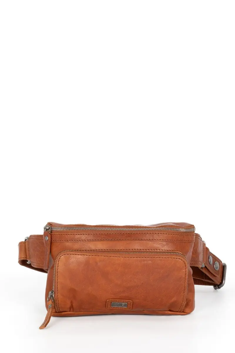 Sac banane cuir noir Oregon – Spikes & Sparrow