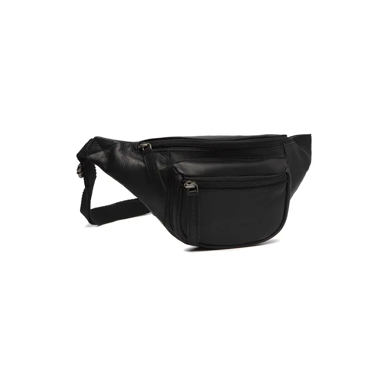 Sac banane Jack en cuir Chesterfield Noir