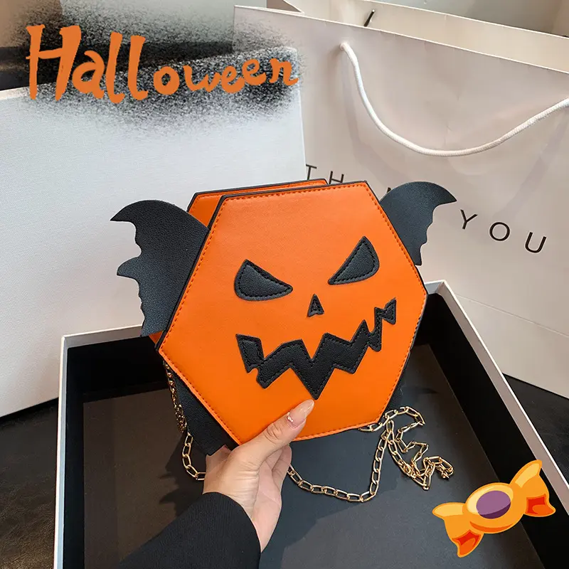 Sac Bandoulière Citrouille Halloween Femme – Osez le Style Fantastique !