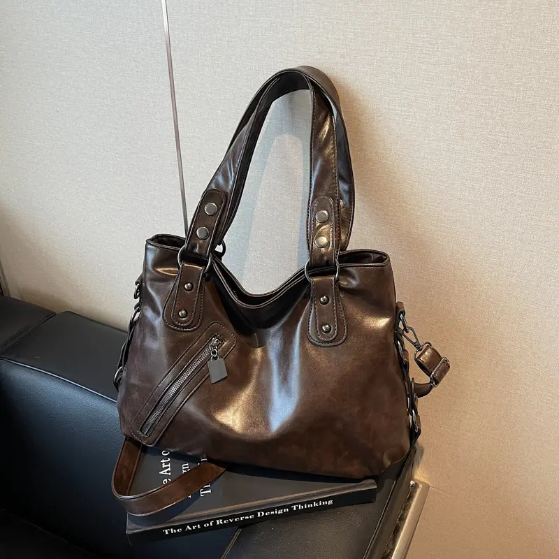 Sac Bandoulière Grande Capacité Femme – Style Casual & Polyvalent | 4 Coloris