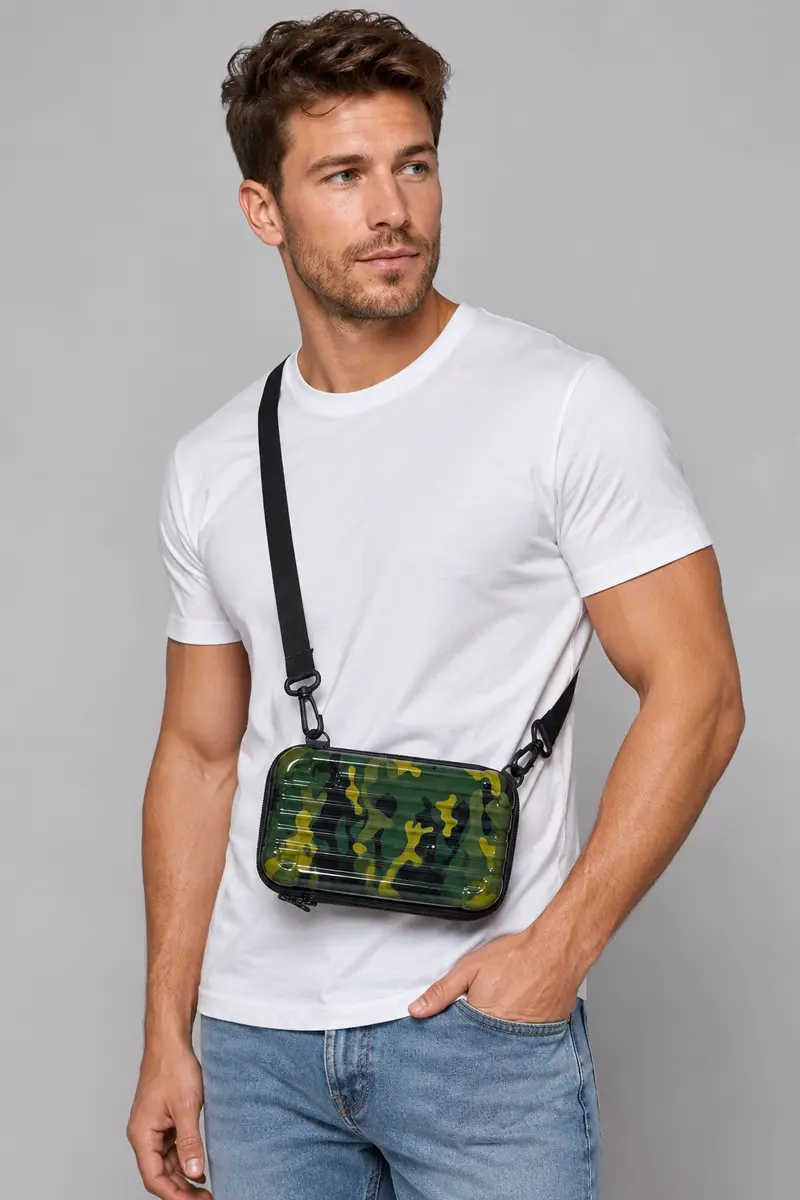 Sac bandoulière homme camouflage