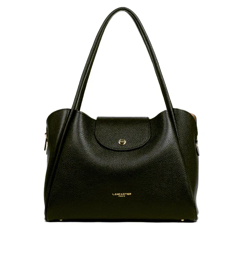 Sac cabas en cuir Lancaster-Ida Noir