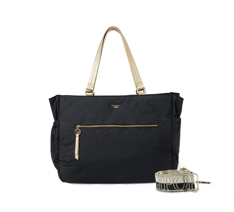 Sac cabas Rosa Lollipops Noir