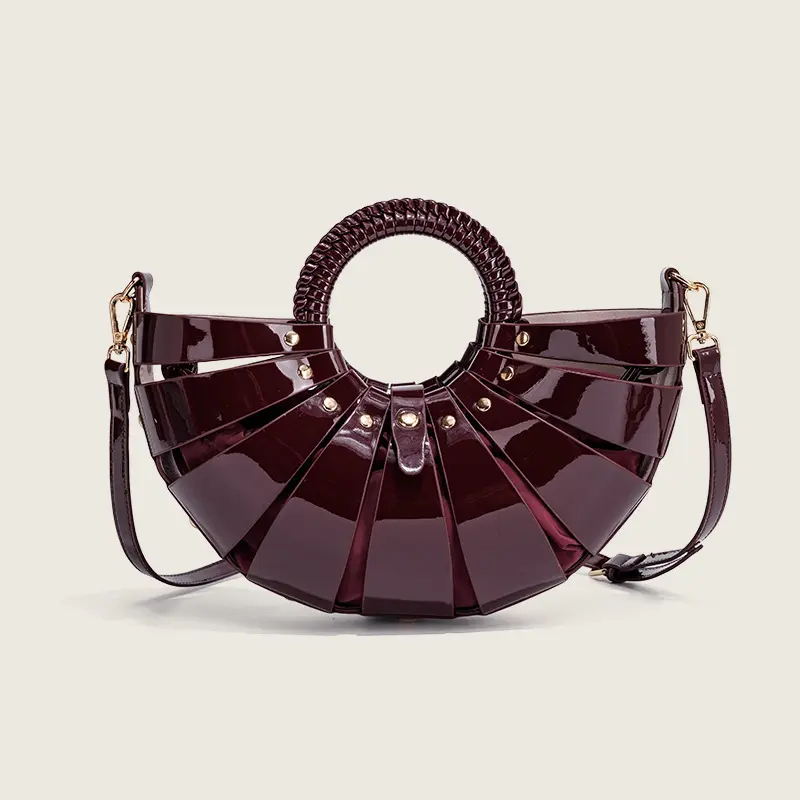 Sac Coquille Ajouré Femme – Design Niche Rivets & Poche Intérieure | 22 Coloris