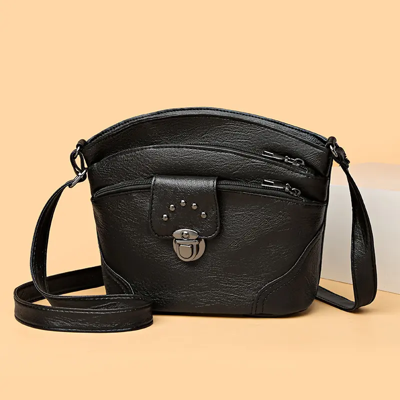 Sac femme rétro en simili cuir souple – Petit format