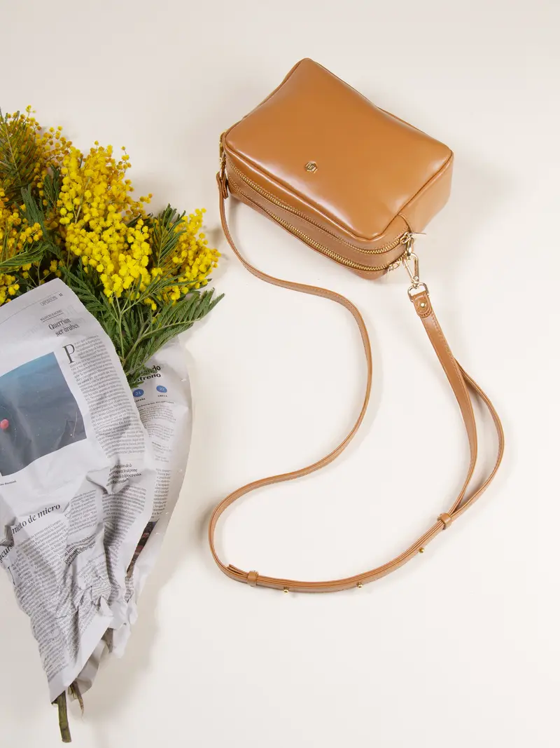 Sac Gabrielle cuir camel