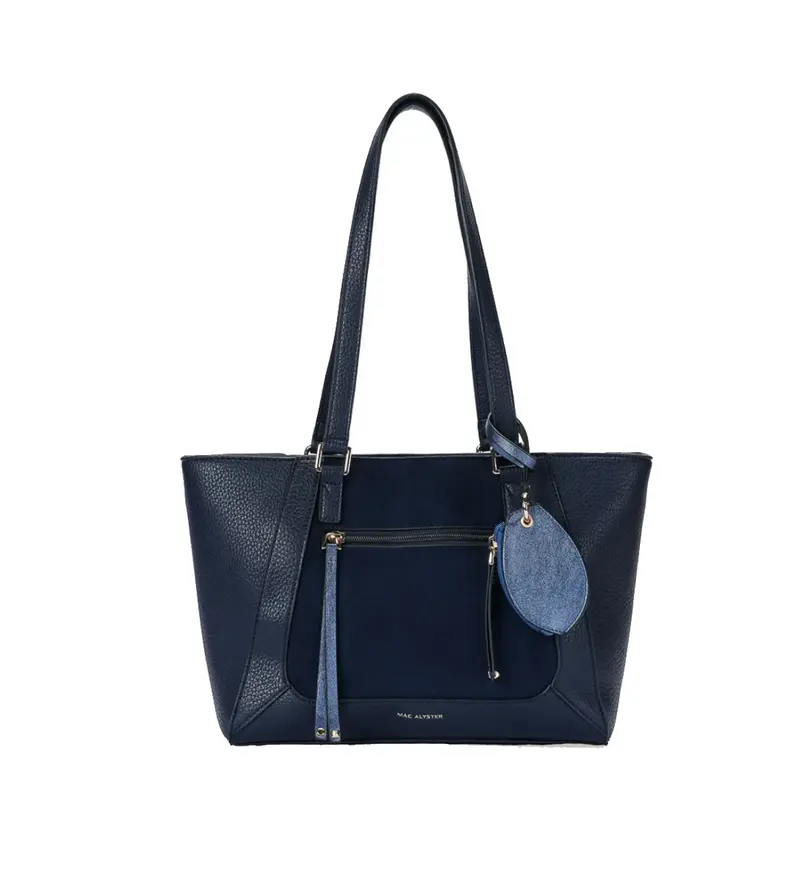 Sac shopping Crystale Bleu Mac Alyster