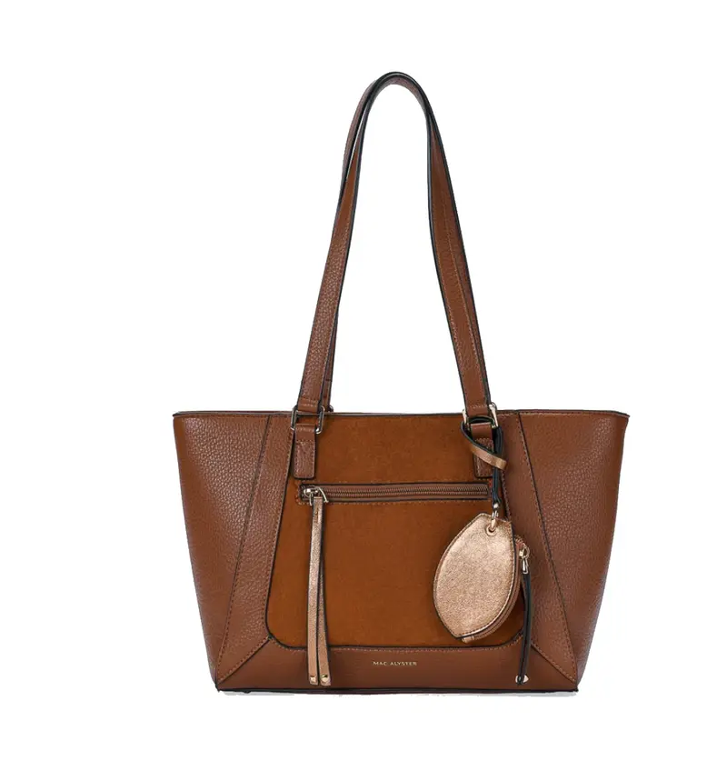 Sac shopping Crystale Marron Mac Alyster