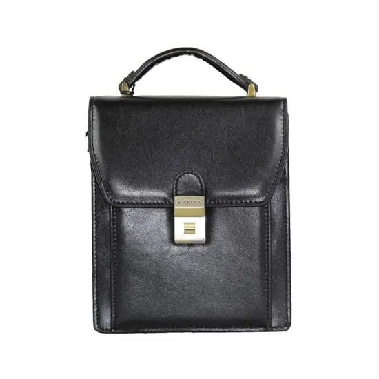 Sacoche à fermoir en cuir Katana 63015