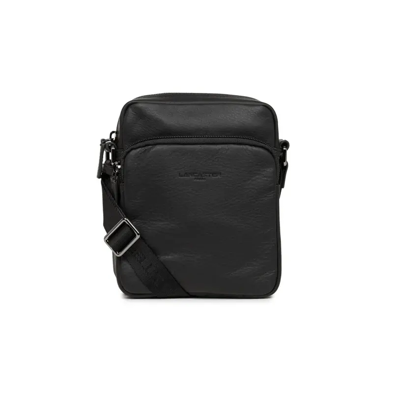 Sacoche bandoulière Homme Soft Vintage Lancaster 320-10 Noir