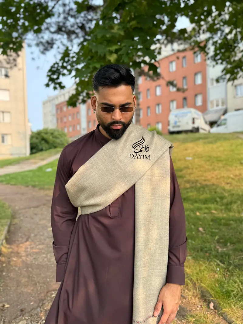SAHIL - Kurta Trouser Bordeau / Maronné